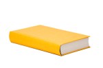yellow book with blank cover